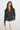 Cotton Blouse in Deep Brown and Blue - Size: M