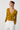 Floral Wrap Blouse in Mustard- Size: M