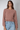Pleated Cropped Blouse with Mock Neck - Size: S