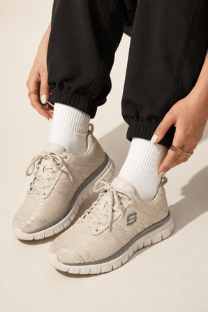 Sketchers Summits Sneakers in Taupe Color-Size: 37