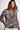 Complex Pattern Blouse in Elastic Fabric- Size: M/L