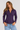 Sophisticated Look Blouse in Deep Purple- Size: M/L