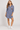 Striped Shirt Dress with Crest Patch - Size: M