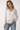 Sequin Detail Blouse in Snow White- Size: S