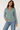 Cotton Shirt in Muted Sage Green- Size: S