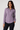 Cotton Shirt in Purple Hue- Size: M