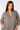 Silver Fil Dots Sheer Blouse - Size: L/XL