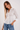 White Blouse with Fitted Waist- Size: L