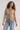 Asymmetric Lace trim textured Blouse- Size: XL