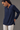 Classic Navy Blouse in Minimalist Design- Size: XS