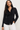 Pintuck Pleats Blouse in Black- Size: M