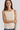 Cream Ruffled Blouse in Viscose Blend- Size: XS