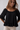 ♦︎ Black Crinkle Top - Size: S