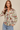 Floral Blouse in Multicolor Shades - Size: S