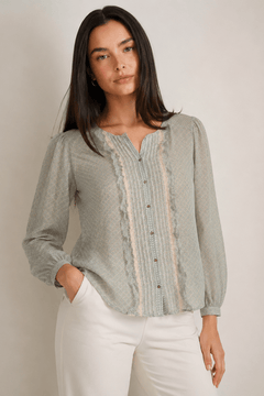 ♦︎ Pale Blue Blouse - Size: M