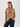 Tan Collared Blouse with Chest Pockets- Size: S