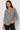 V-neck Blouse in Leopard Print- Size: M