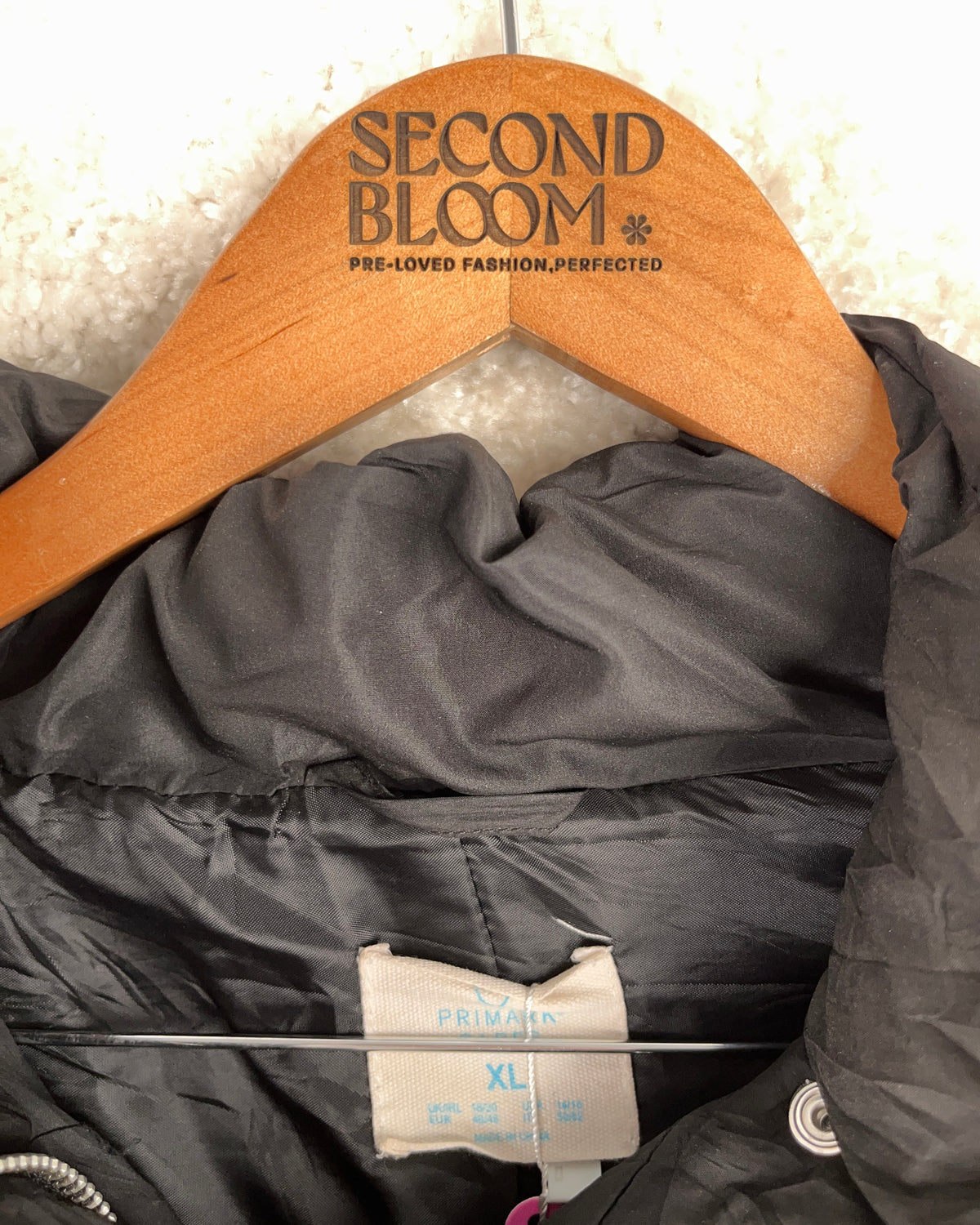Hooded Quilted Puffer Jacket - Size: XL (Fits: XXXL) — measurements
