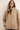 US Polo Stand Collar Puffer Jacket in Soft Beige - Size: M