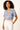 Lilac and Cream Flowy Top - Size: L