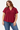 Swiss Dot V-Neck Blouse - Size: XXXL