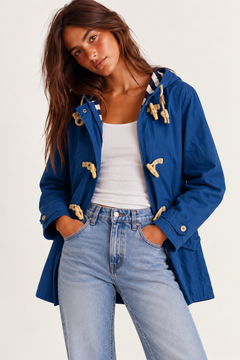 ♦︎ Blue Hooded Raincoat - Size: S/M
