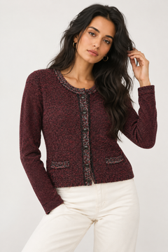 ♦︎ Melange Knit Cardigan - Size: S