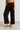 Black Capri Pants with Front Pleats - Size: M