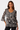 Monochrome Blouse in Lightweight Fabric- Size: M/L