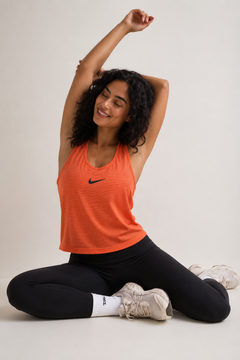 Nike Running Singlet in Light Crimson - Size: M
