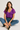 Purple chiffon blouse - Size: M