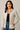 Nude Light Jacket with Gold Tone Accents - Size: S
