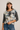 Zara Sweater in Grey Water Color Print - Size: M