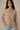 Romantic Floral Blouse in Tan Base- Size: M
