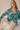 Ruffle Chiffon Shrug in Teal- Size: XXL