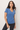Heat Gear Athletic Top in Heather Blue- Size: S/M