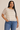 Lace Detail Top in Light Cream- Size: XXL