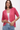 Hot Pink Open Front Cardigan - Size: L