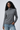Grey Turtle-neck  Sweater in 100% Wool - Size: L