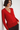 Vibrant Red Button-up Simple Cardigan - Size: XS