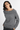 Off the Shoulder Pullover in Heather Grey- Size: M