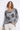 Butterfly Motif Sweater in Grey Base- Size: M