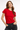 100% Merino Wool Bright Red Sweater- Size: S