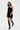 Fitted One Shoulder Mini Dress in Black - Size: L