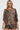 Leopard Print Top in Earthy Brown and Black Tones _Size: M