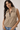 Sleeveless Corduroy Vest with Faux Fur Collar- Size: M
