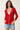 Bright Red Cardigan in Cotton Blend-Size: M