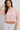 Cropped Sweatshirt in Pink and White Tie-dye Pattern -  Size: L