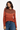 Zara Rusty Red Retro Striped Jumper- Size: S