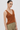 Fine Kint Ribbed Top in Warm Brown- Size: M